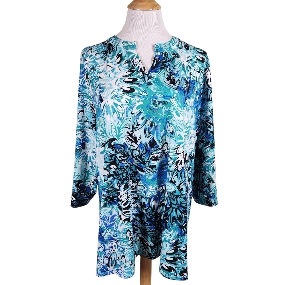 Southern Lady Top Blouse, Sz 1X